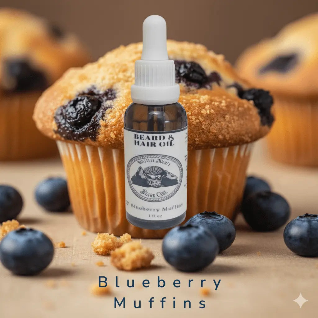 Blueberry Muffins Beard & Hair Oil - Mentally Mighty Beard & Hair Care