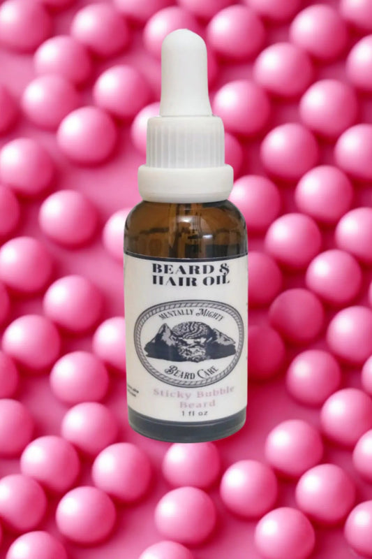 Sticky Bubble Beard - Beard & Hair Oil - Mentally Mighty Beard & Hair Care
